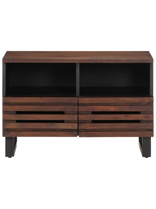 TV skříňka hnědá 70 x 34 x 46 cm masivní mangovníkové dřevo