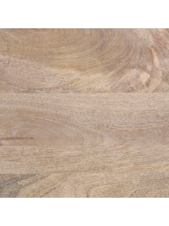 TV skříňka bílá 70 x 34 x 46 cm masivní mangovníkové dřevo