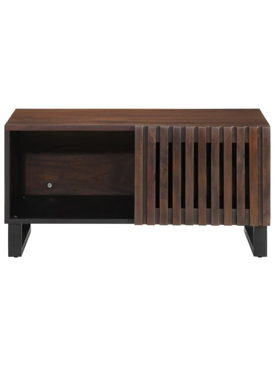 Konferenční stolek hnědý 80x51x40 cm masivní mangovníkové dřevo
