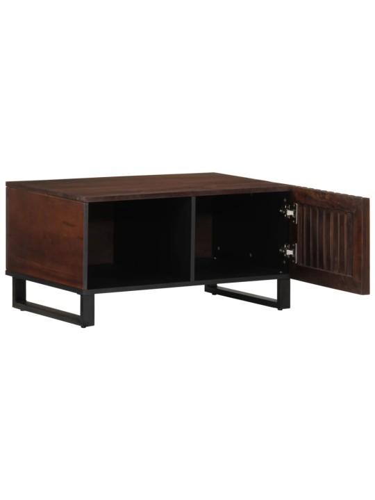 Konferenční stolek hnědý 80x51x40 cm masivní mangovníkové dřevo