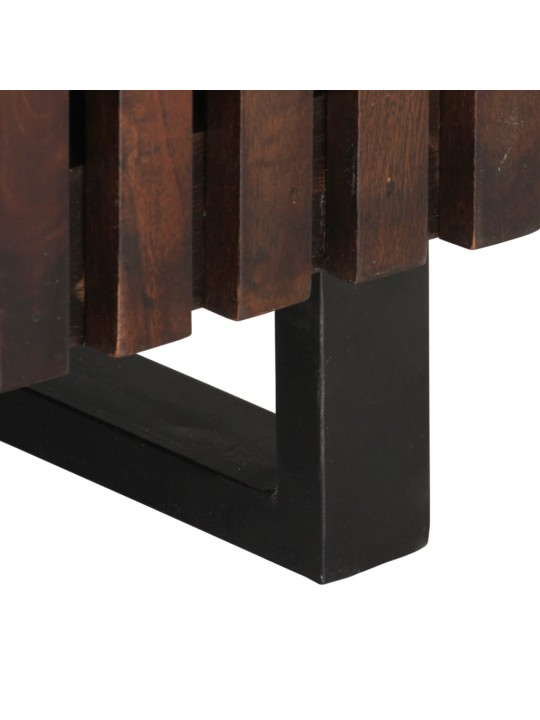 Konferenční stolek hnědý 80x51x40 cm masivní mangovníkové dřevo