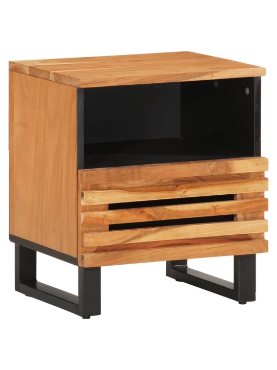 Noční stolky 2 ks 40 x 34 x 46 cm masivní akáciové dřevo