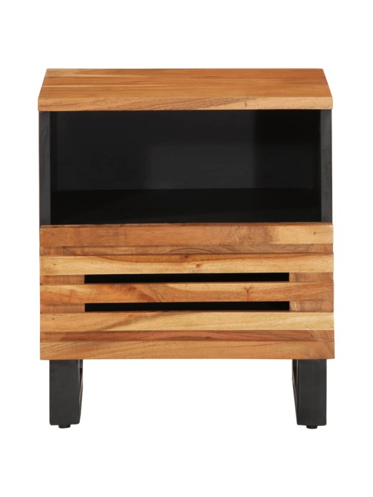 Noční stolky 2 ks 40 x 34 x 46 cm masivní akáciové dřevo