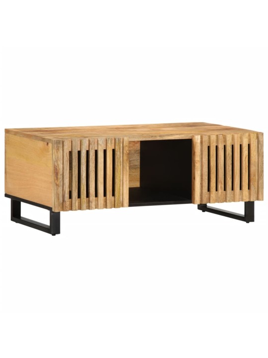 Konferenční stolek 100x55x40cm masivní hrubé mangovníkové dřevo