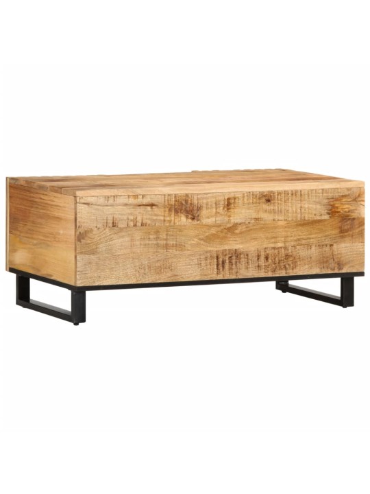 Konferenční stolek 100x55x40cm masivní hrubé mangovníkové dřevo