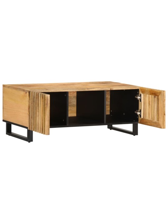 Konferenční stolek 100x55x40cm masivní hrubé mangovníkové dřevo