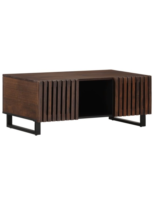 Konferenční stolek hnědý 100x55x40cm masivní mangovníkové dřevo