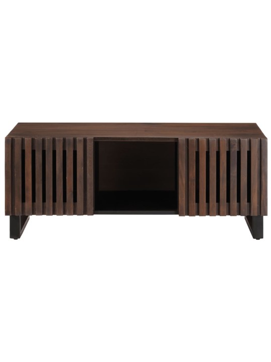 Konferenční stolek hnědý 100x55x40cm masivní mangovníkové dřevo