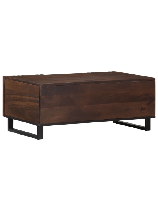 Konferenční stolek hnědý 100x55x40cm masivní mangovníkové dřevo