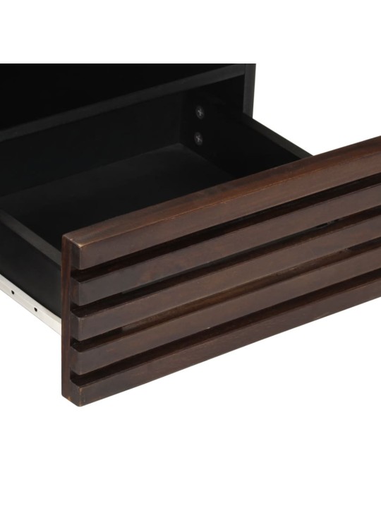 Konferenční stolek hnědý 80x55x40 cm masivní mangovníkové dřevo