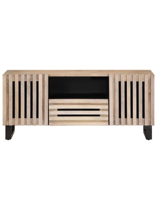 Tv skříňka 100 x 34 x 46 cm masivní mangovníkové dřevo