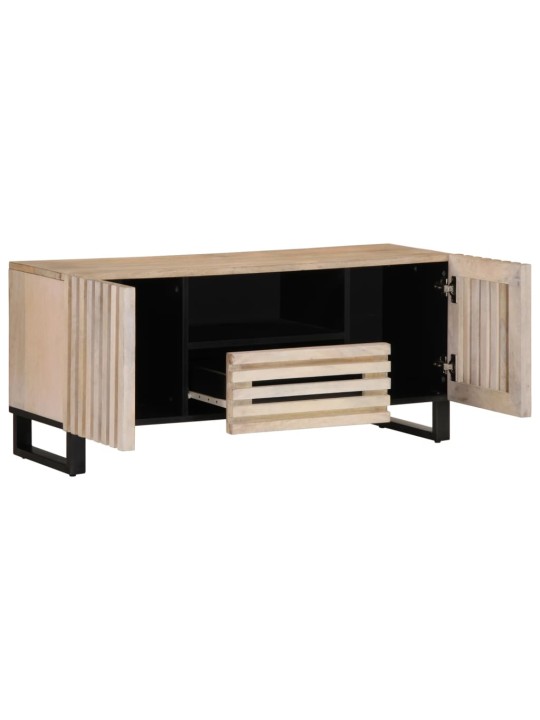 Tv skříňka 100 x 34 x 46 cm masivní mangovníkové dřevo