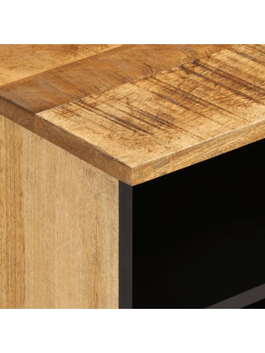 TV skříňka 100 x 34 x 46 cm masivní hrubé mangovníkové dřevo