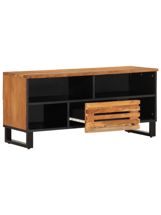 TV stolek 100 x 34 x 46 cm masivní akáciové dřevo