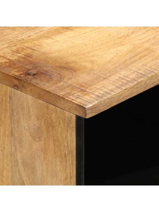 TV skříňka 80 x 34 x 46 cm masivní hrubé mangovníkové dřevo