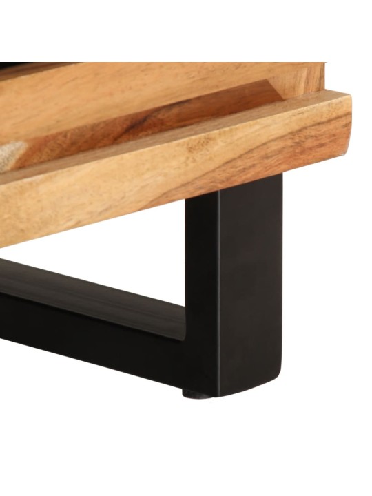 TV skříňka 80 x 34 x 46 cm masivní akáciové dřevo