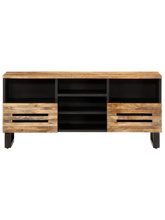 Tv skříňka 100 x 34 x 46 cm masivní hrubé mangovníkové dřevo