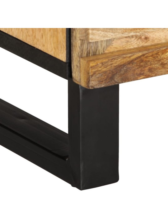 Tv skříňka 100 x 34 x 46 cm masivní hrubé mangovníkové dřevo