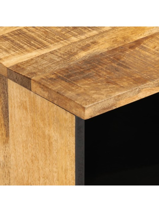 Tv skříňka 100 x 34 x 46 cm masivní hrubé mangovníkové dřevo