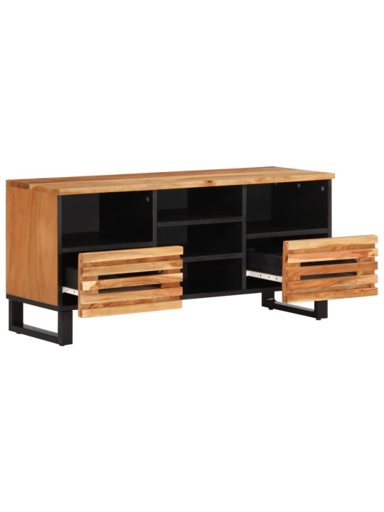 Tv stolek 100 x 34 x 46 cm masivní akáciové dřevo