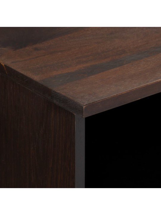 Tv skříňka hnědá 100 x 34 x 46 cm masivní mangovníkové dřevo