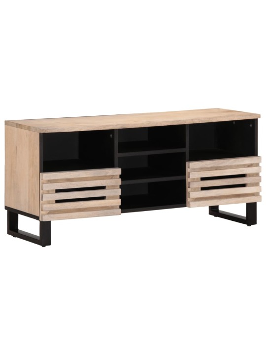 Tv skříňka 100 x 34 x 46 cm masivní mangovníkové dřevo