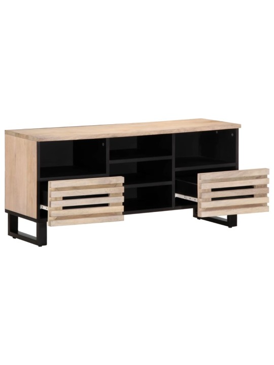 Tv skříňka 100 x 34 x 46 cm masivní mangovníkové dřevo