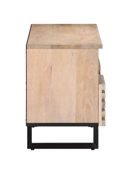 Tv skříňka 100 x 34 x 46 cm masivní mangovníkové dřevo