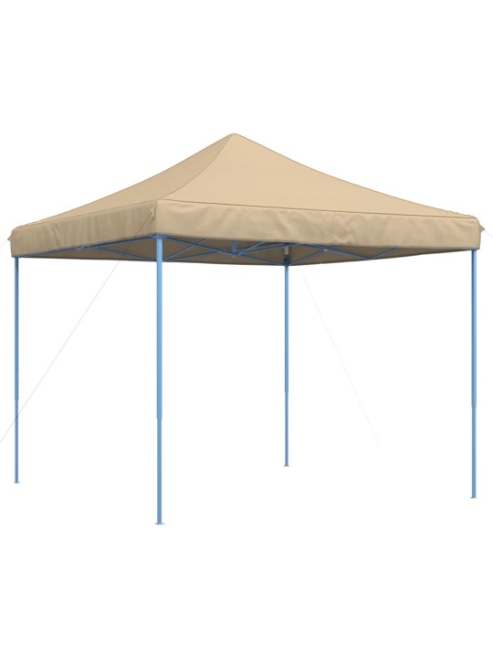 Skládací party stan pop-up béžový 292 x 292 x 315 cm