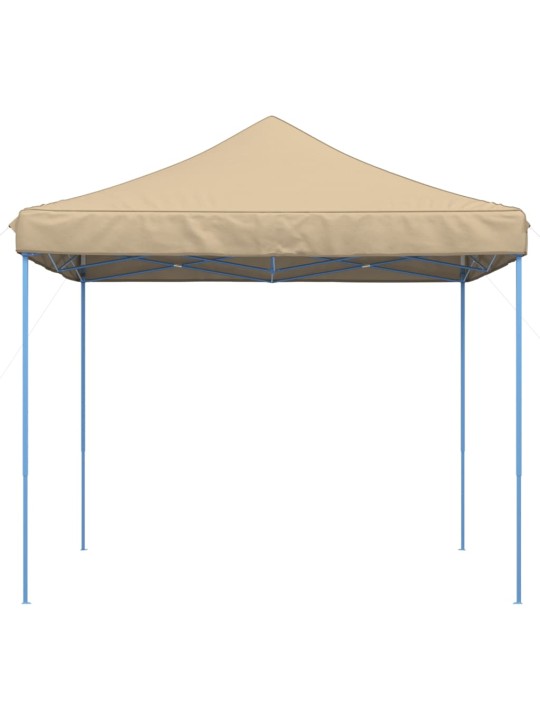 Skládací party stan pop-up béžový 292 x 292 x 315 cm