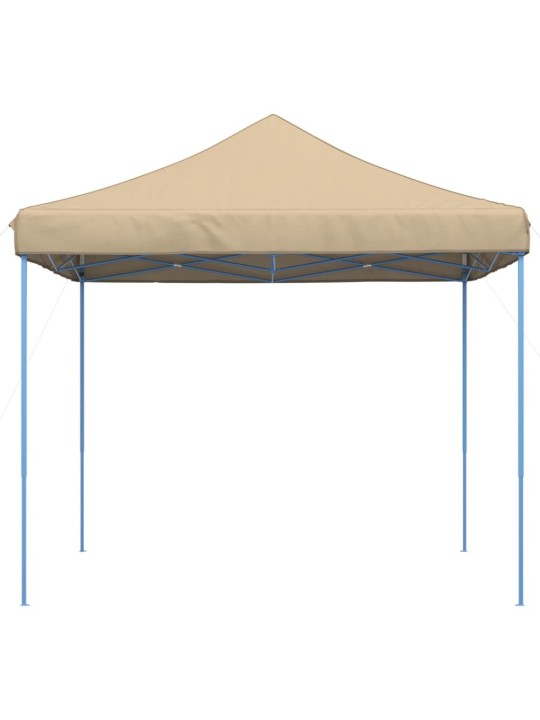 Skládací party stan pop-up béžový 292 x 292 x 315 cm