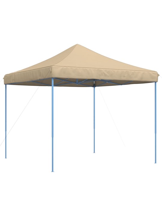 Skládací party stan pop-up béžový 292 x 292 x 315 cm