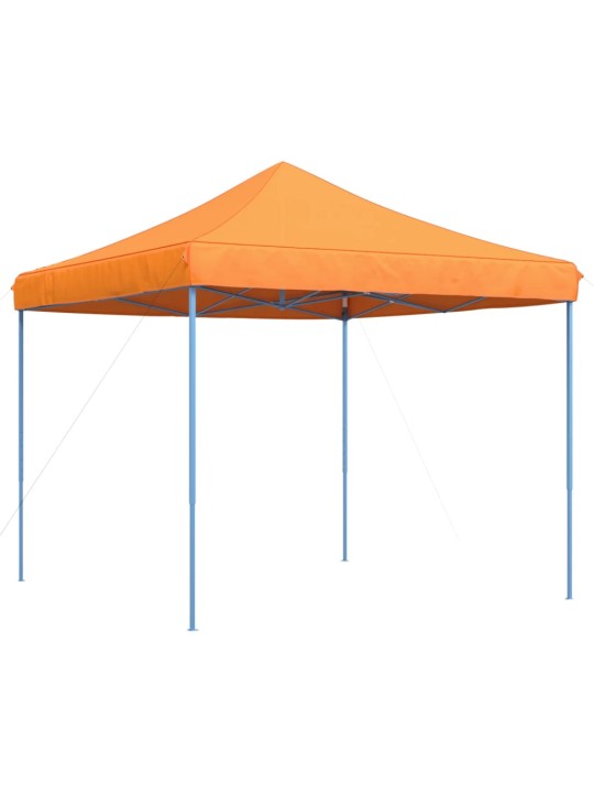 Skládací party stan pop-up oranžový 292 x 292 x 315 cm