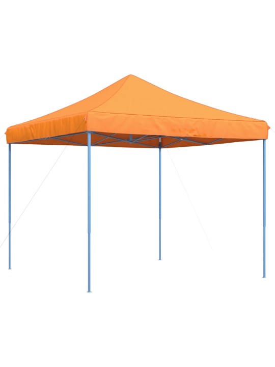 Skládací party stan pop-up oranžový 292 x 292 x 315 cm