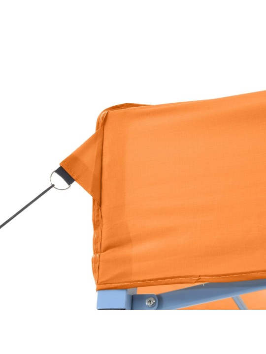 Skládací party stan pop-up oranžový 292 x 292 x 315 cm