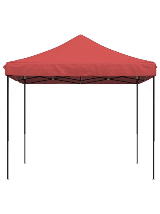 Skládací party stan pop-up vínový 292 x 292 x 315 cm
