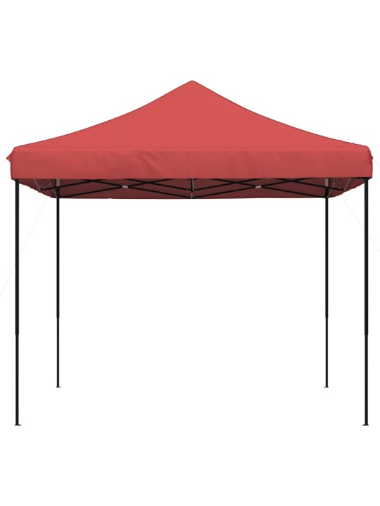 Skládací party stan pop-up vínový 292 x 292 x 315 cm