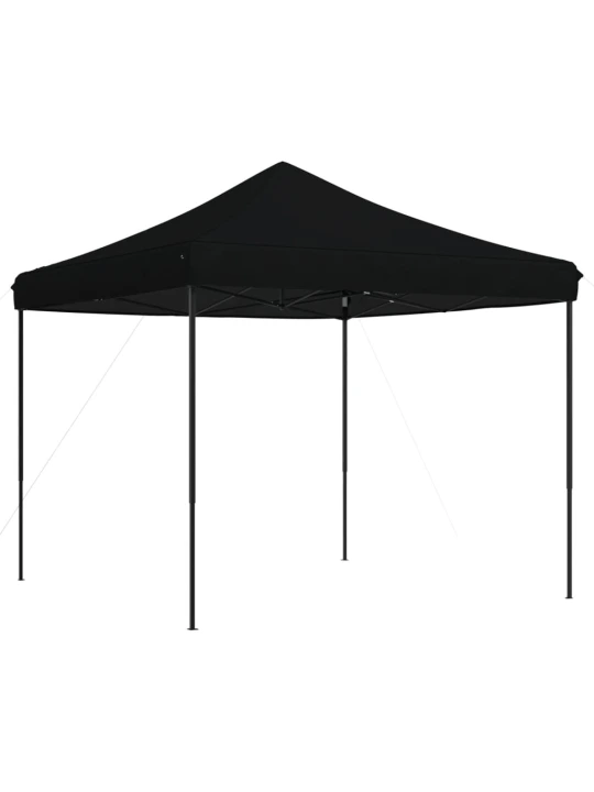 Skládací party stan pop-up černý 292 x 292 x 315 cm