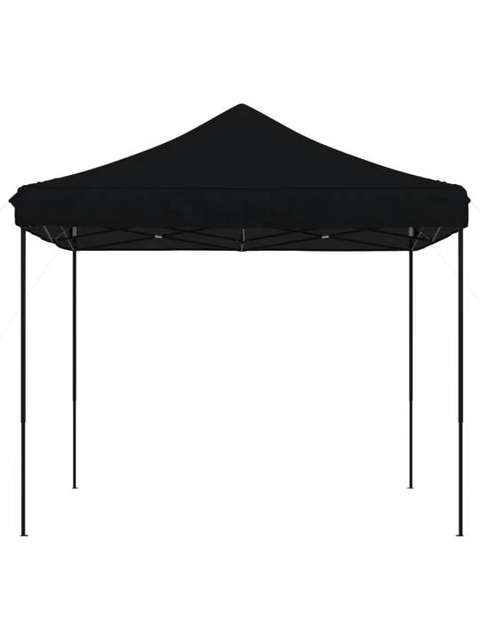 Skládací party stan pop-up černý 292 x 292 x 315 cm