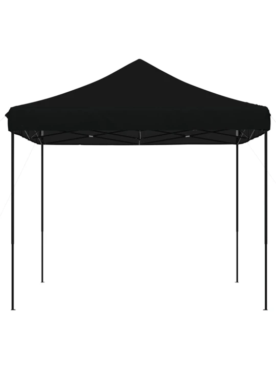 Skládací party stan pop-up černý 292 x 292 x 315 cm