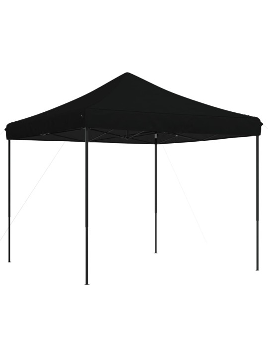 Skládací party stan pop-up černý 292 x 292 x 315 cm