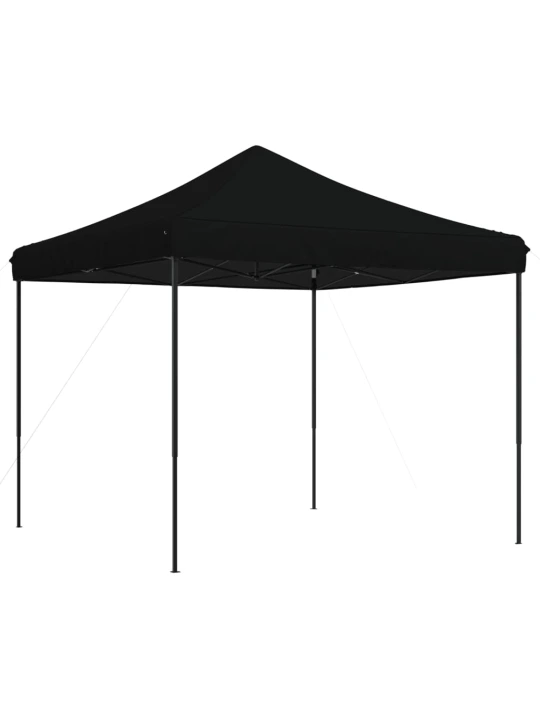 Skládací party stan pop-up černý 292 x 292 x 315 cm