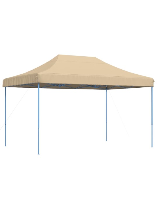 Skládací party stan pop-up béžový 440 x 292 x 315 cm
