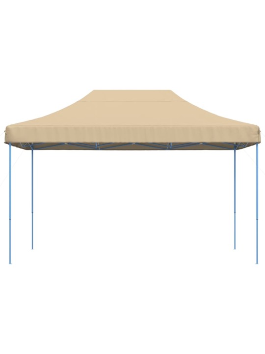 Skládací party stan pop-up béžový 440 x 292 x 315 cm