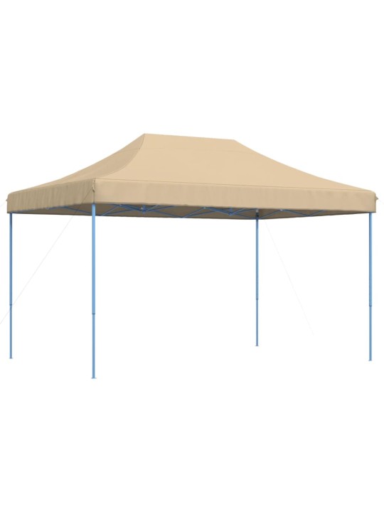 Skládací party stan pop-up béžový 440 x 292 x 315 cm