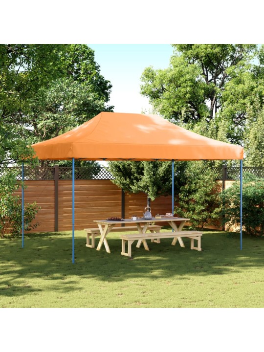 Skládací party stan pop-up oranžový 440 x 292 x 315 cm