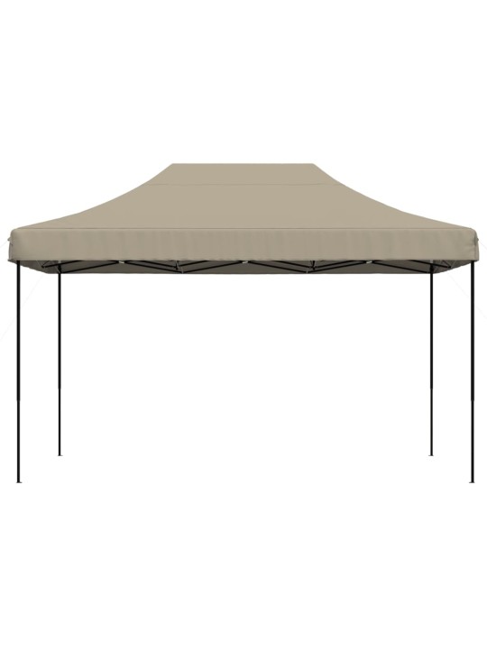 Skládací party stan pop-up taupe 440 x 292 x 315 cm