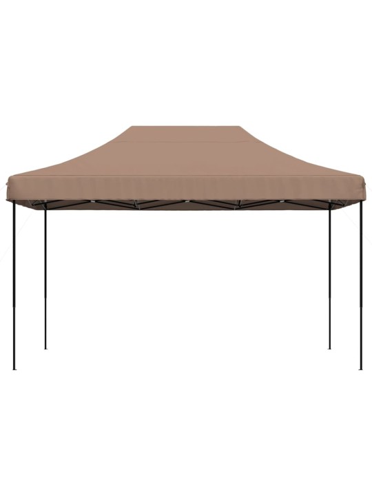 Skládací party stan pop-up hnědý 440 x 292 x 315 cm