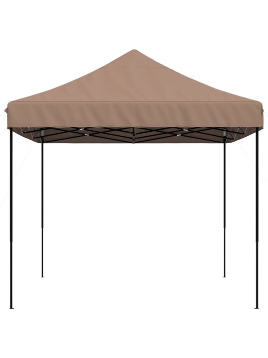 Skládací party stan pop-up hnědý 440 x 292 x 315 cm
