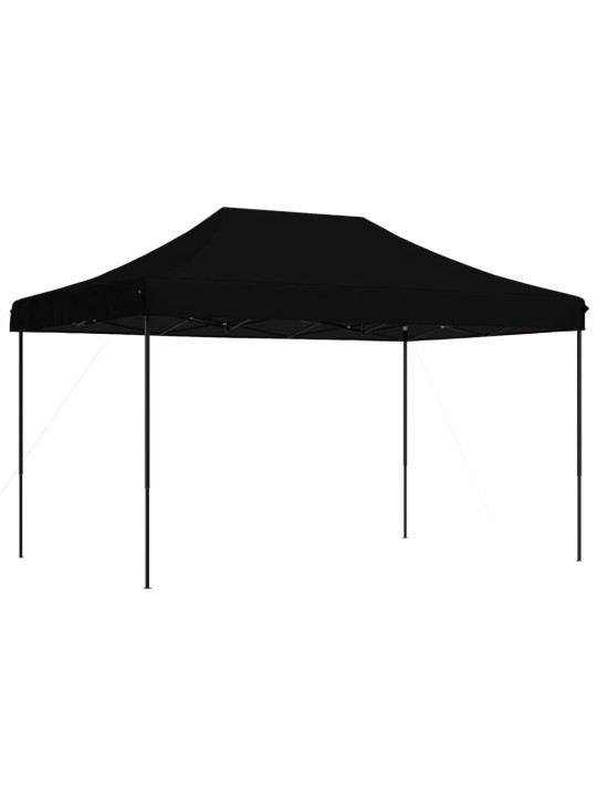 Skládací party stan pop-up černý 440 x 292 x 315 cm